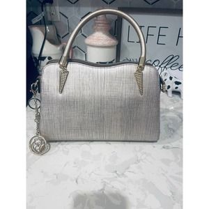 FOXER Shoty Women Handbag Split Leather gold italian